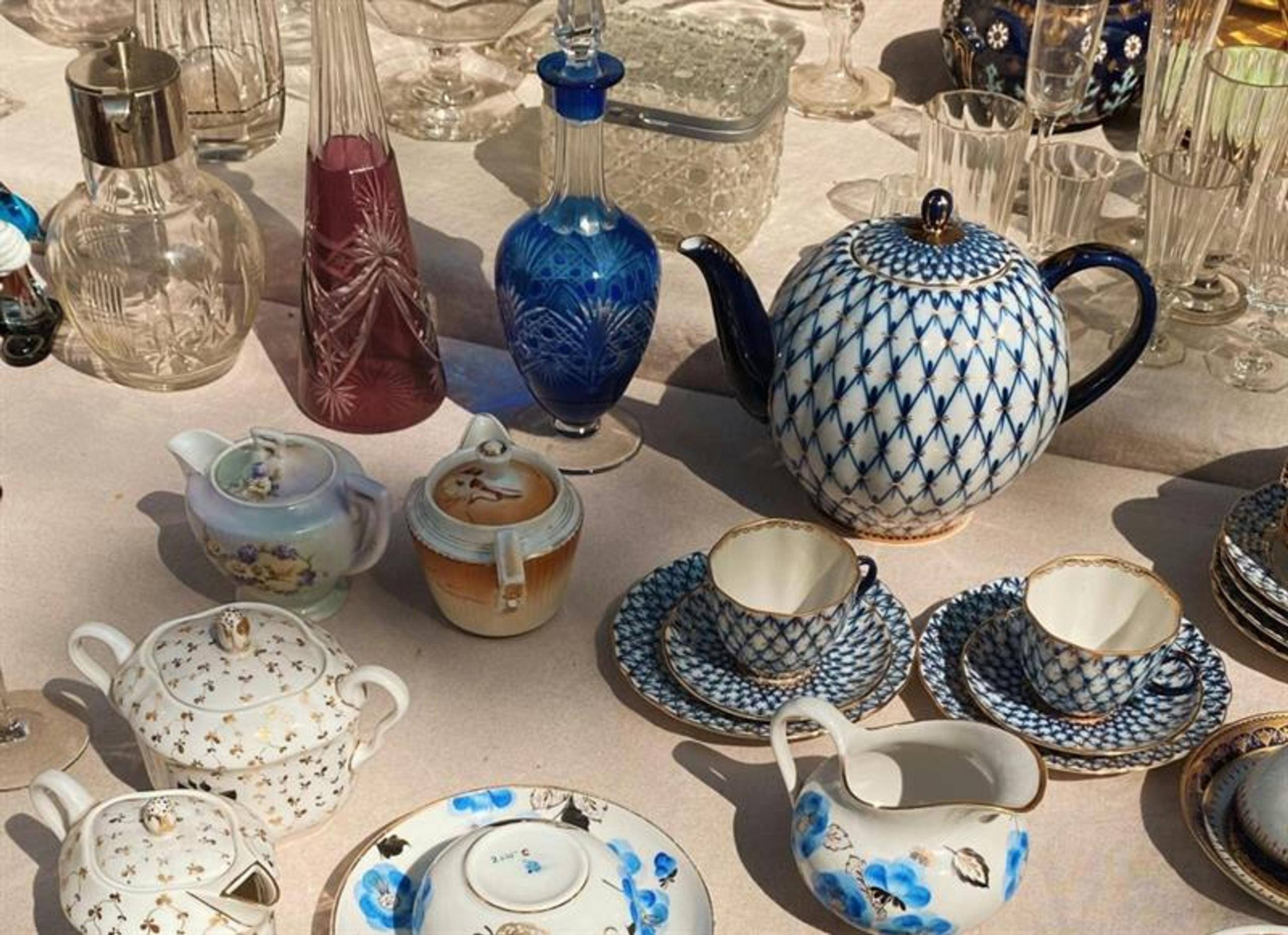 Teapots on the Table