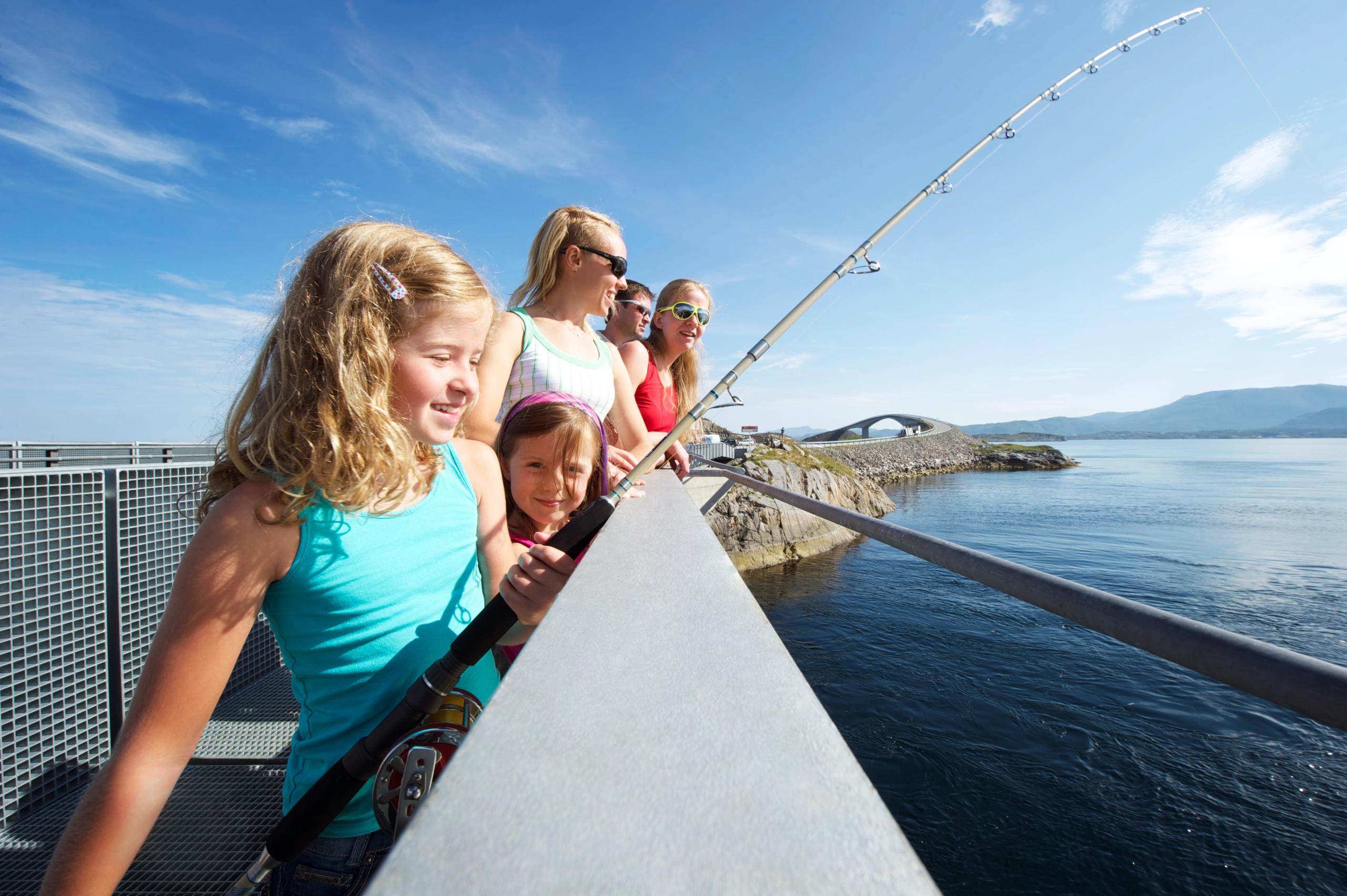 Fishing on your own on the Atlantic Road