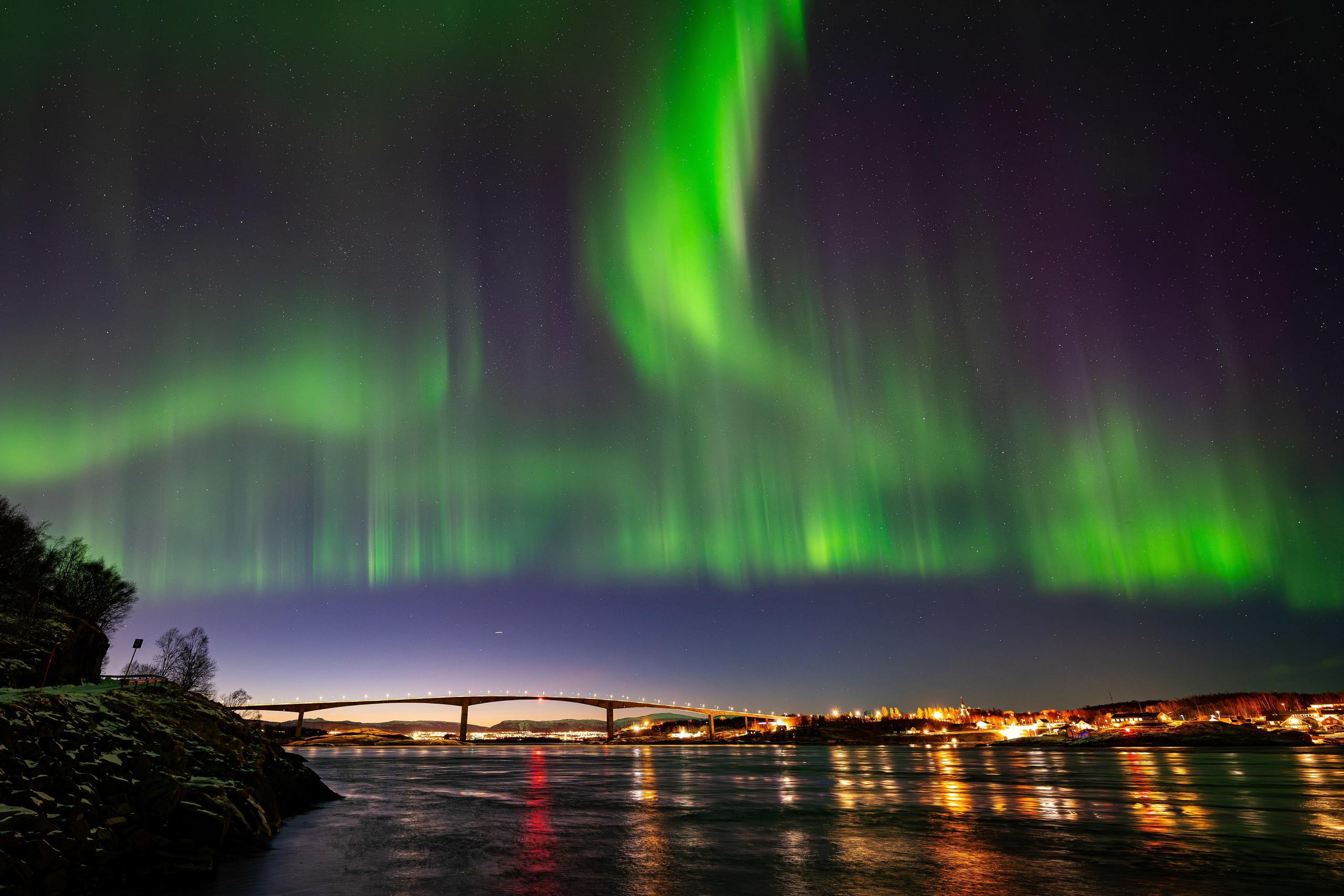 Guided Northern Lights safari from Bodø