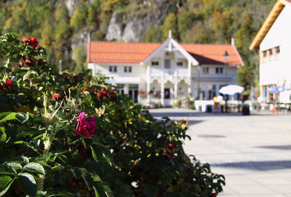 house at Dalen in the summer