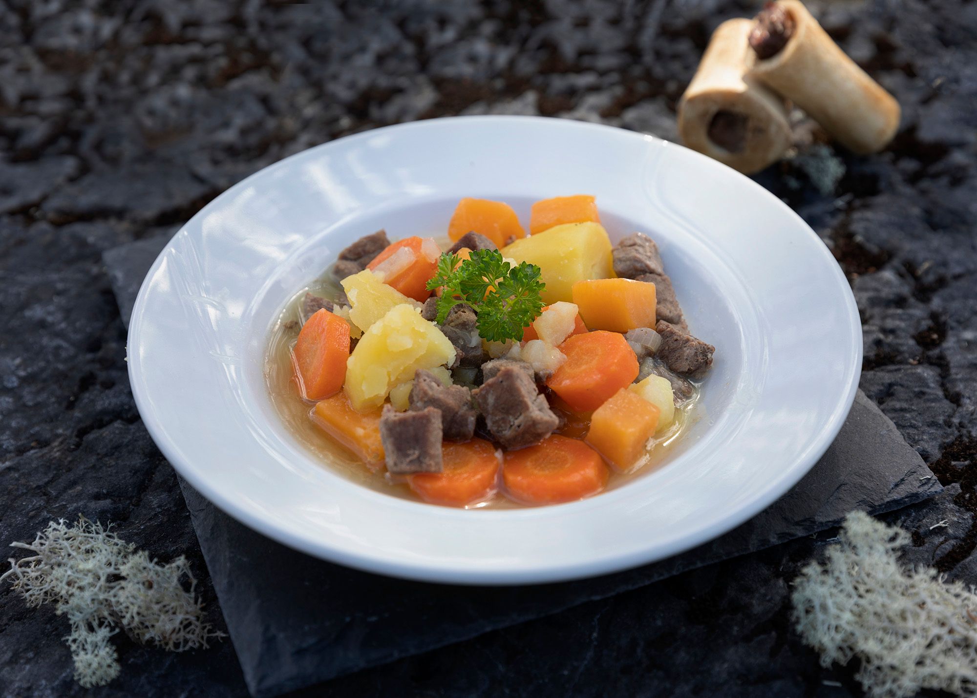 Lunch or dinner served at Bøla cafe