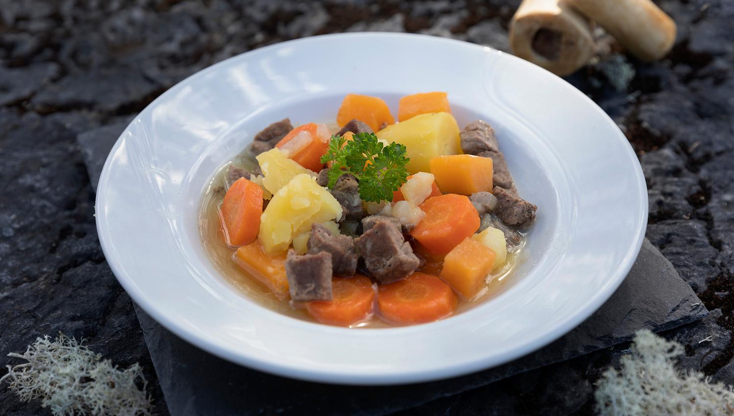Lunch or dinner served at Bøla cafe