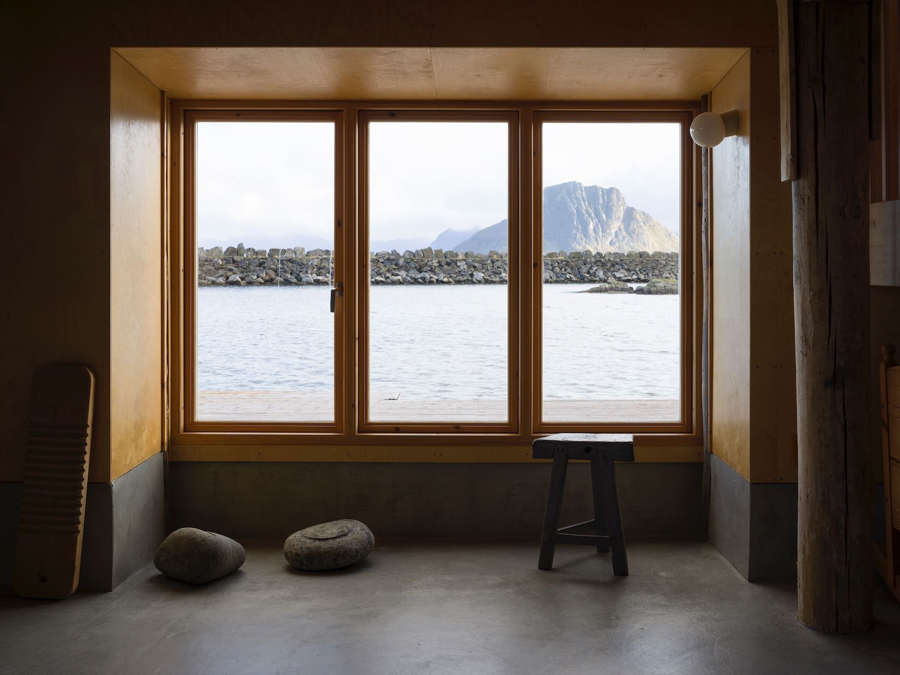 The Saltery view from the inside