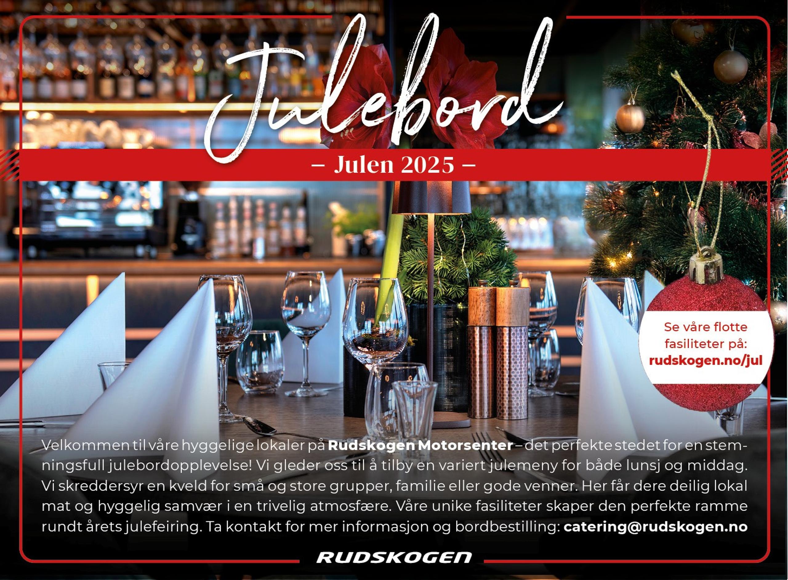 Julebord på Rudskogen Motorsenter, Rakkestad