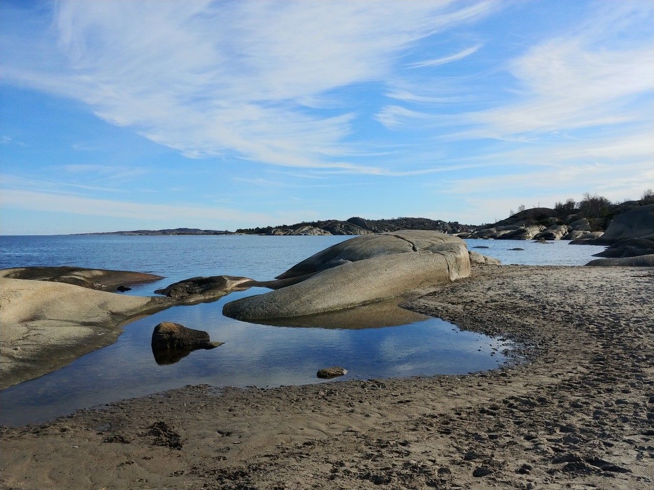 Sandy beach