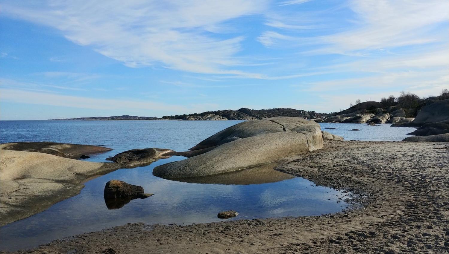 Sandy beach
