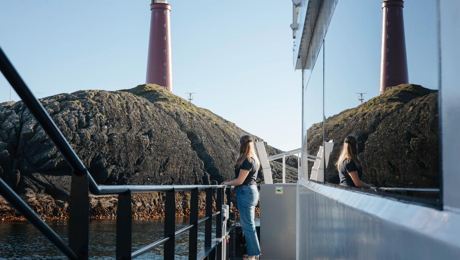 The lighthouse stands proudly, visible from all around