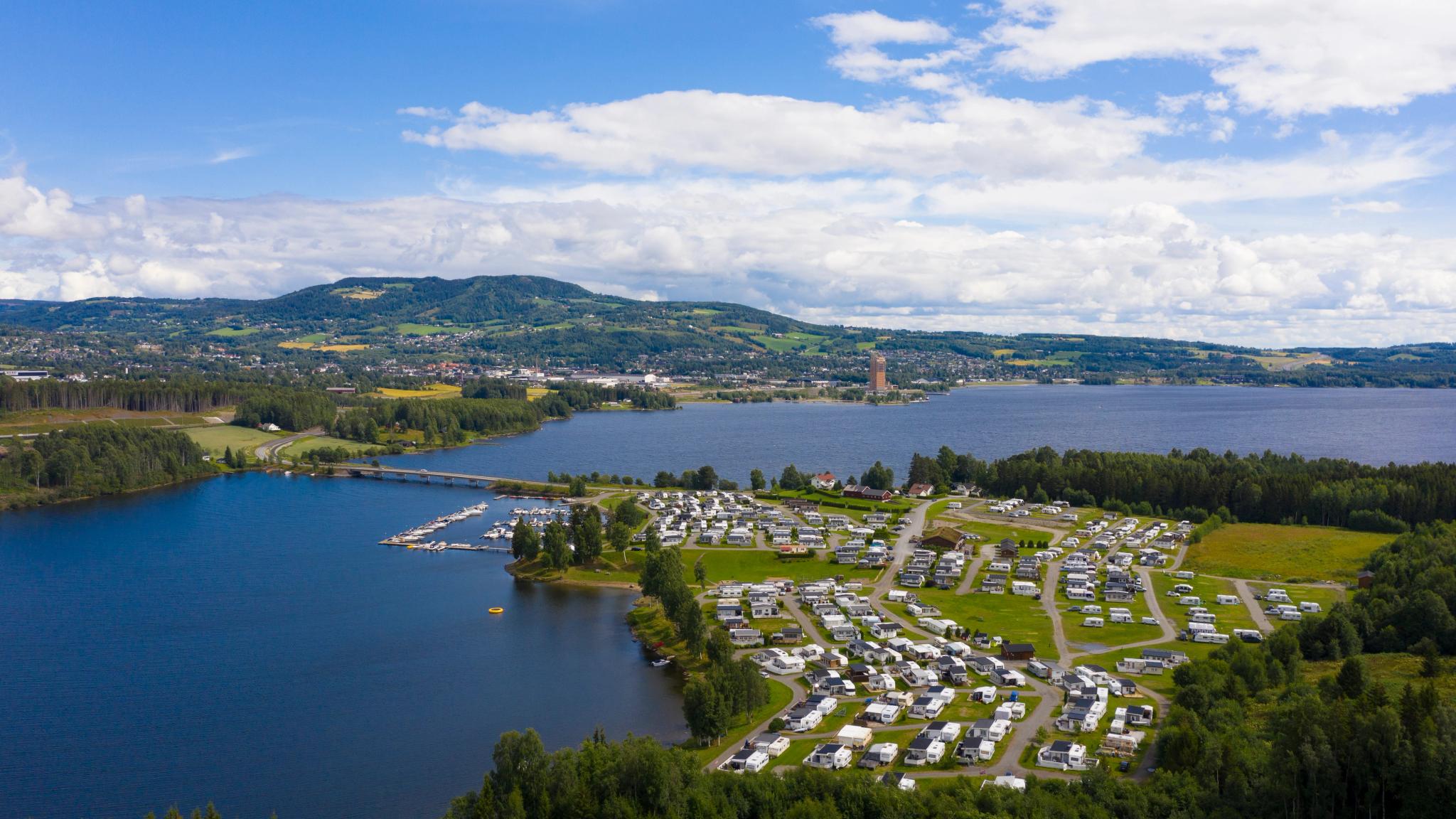 Top Camp Mjøsa. Campingplass i Brumunddal i Ringsaker.