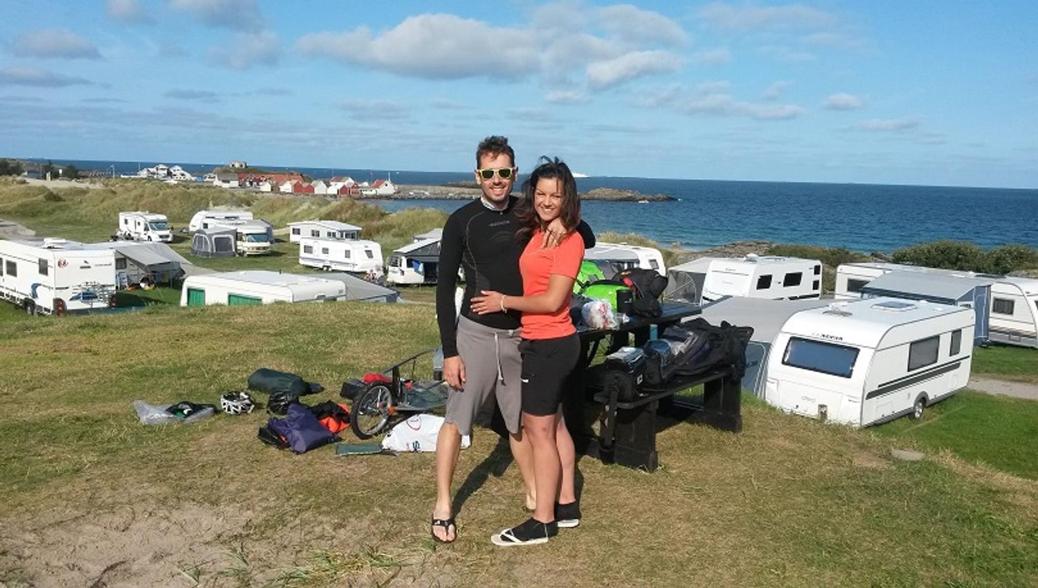 Camping with a view at Ølberg