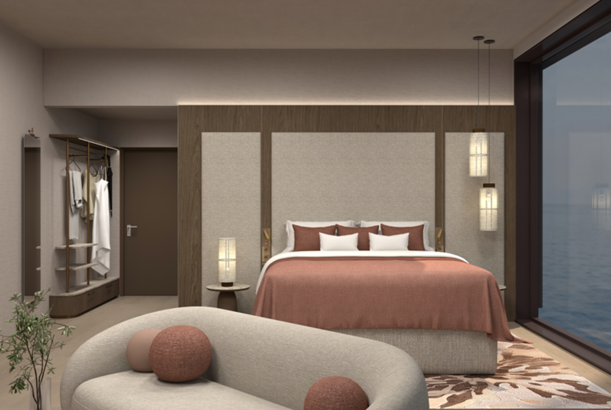 Rooms at Byrknes Ocean Resort