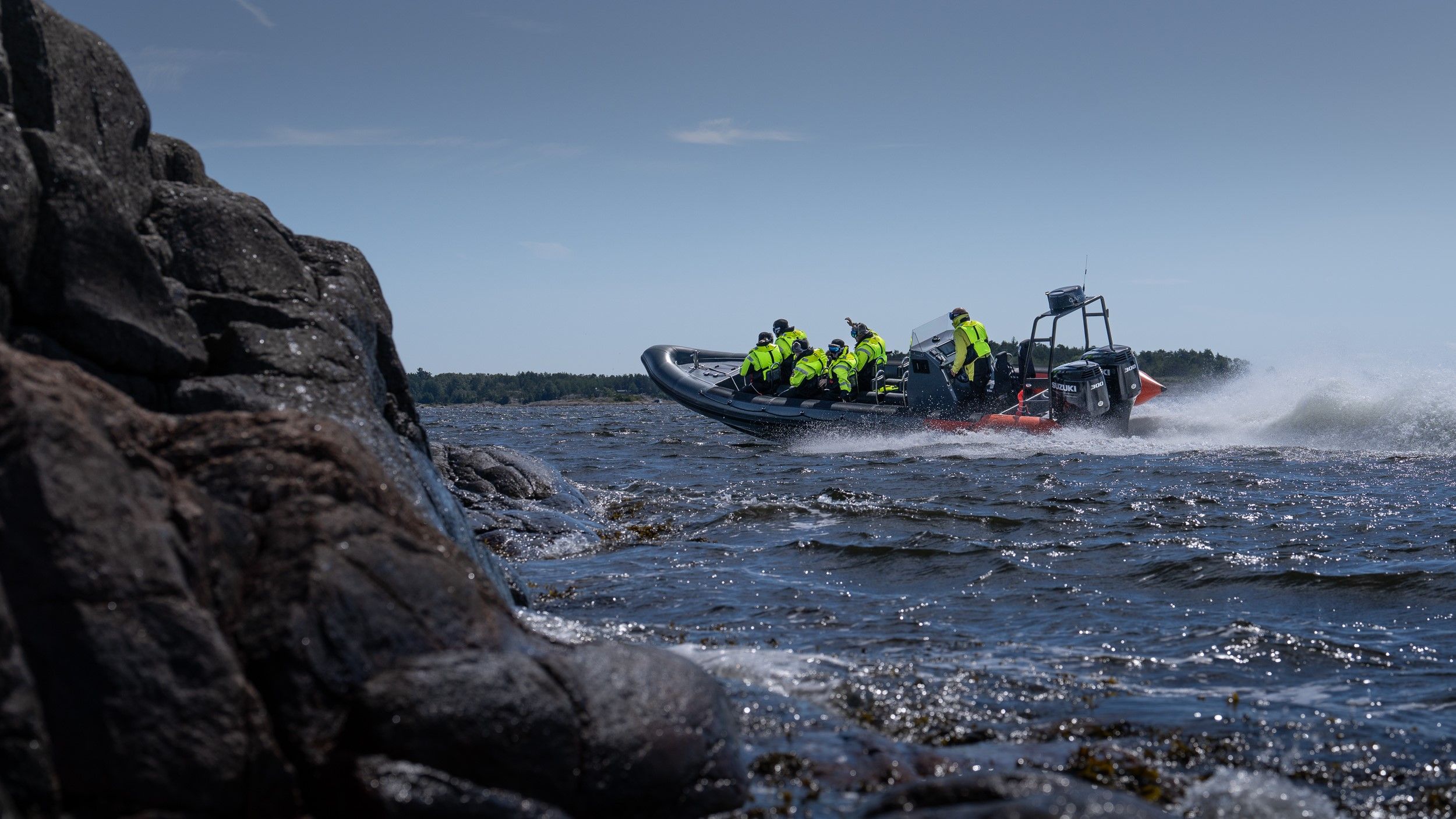 Ribwave runder skjæret