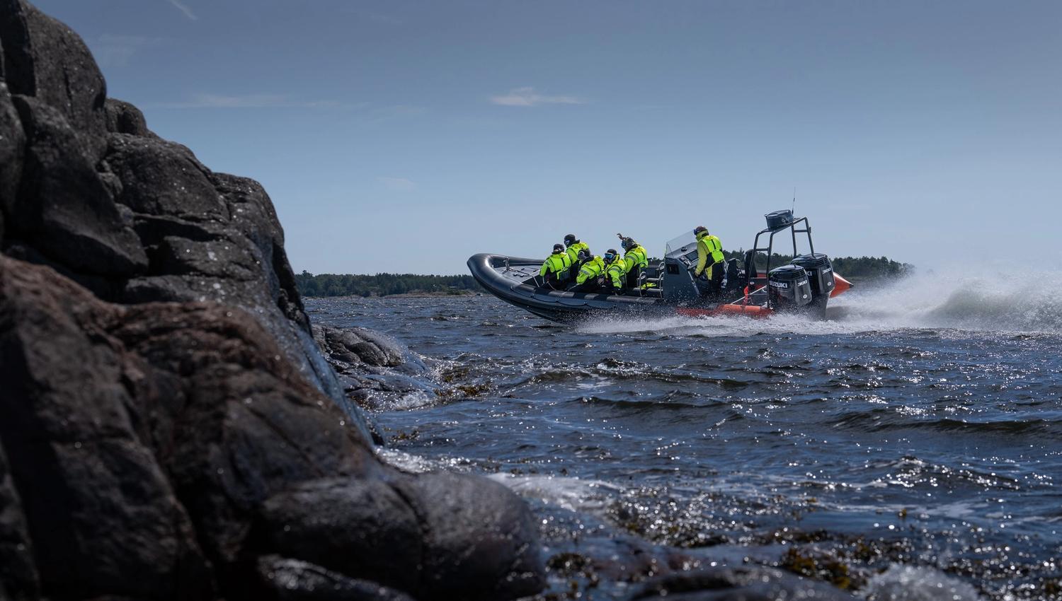 Ribwave runder skjæret
