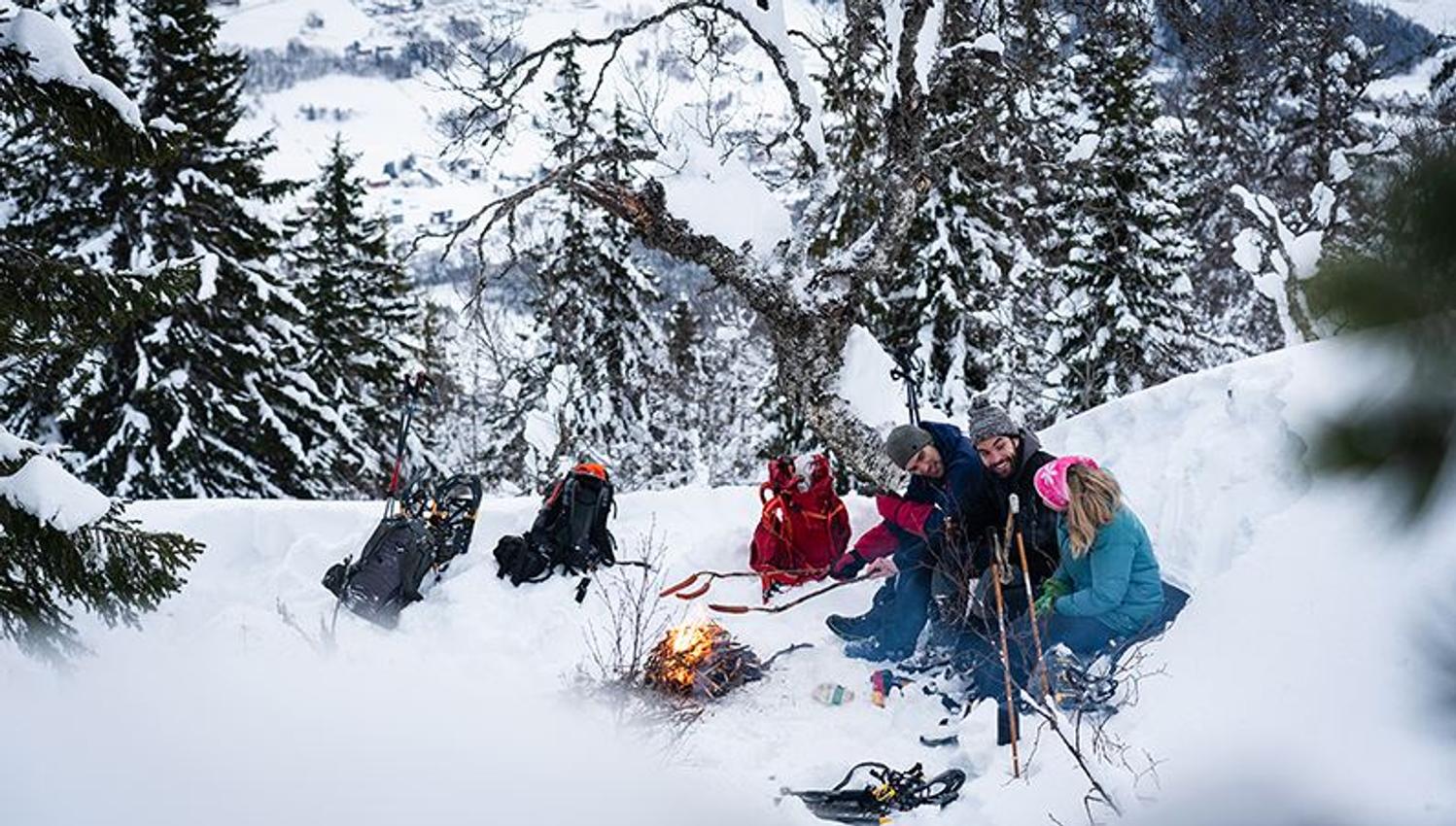 Snowshoeing at Hanguren