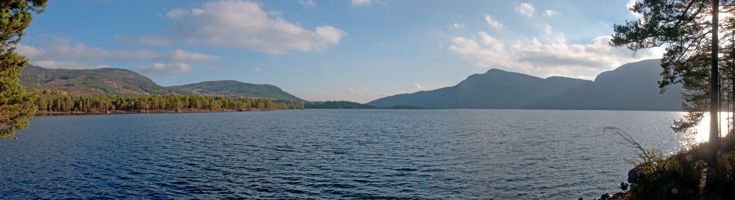 view over lake Nisser
