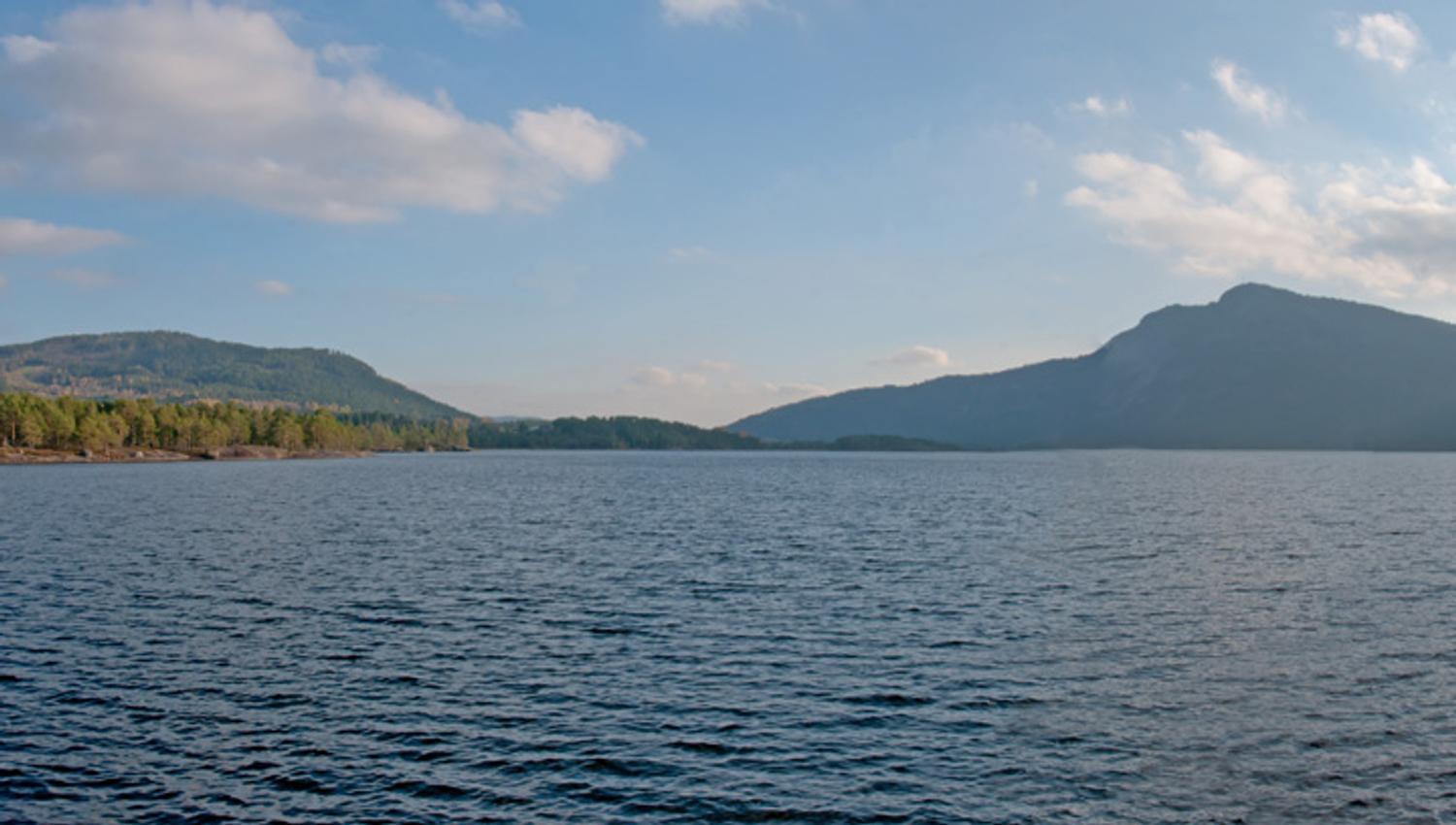 view over lake Nisser