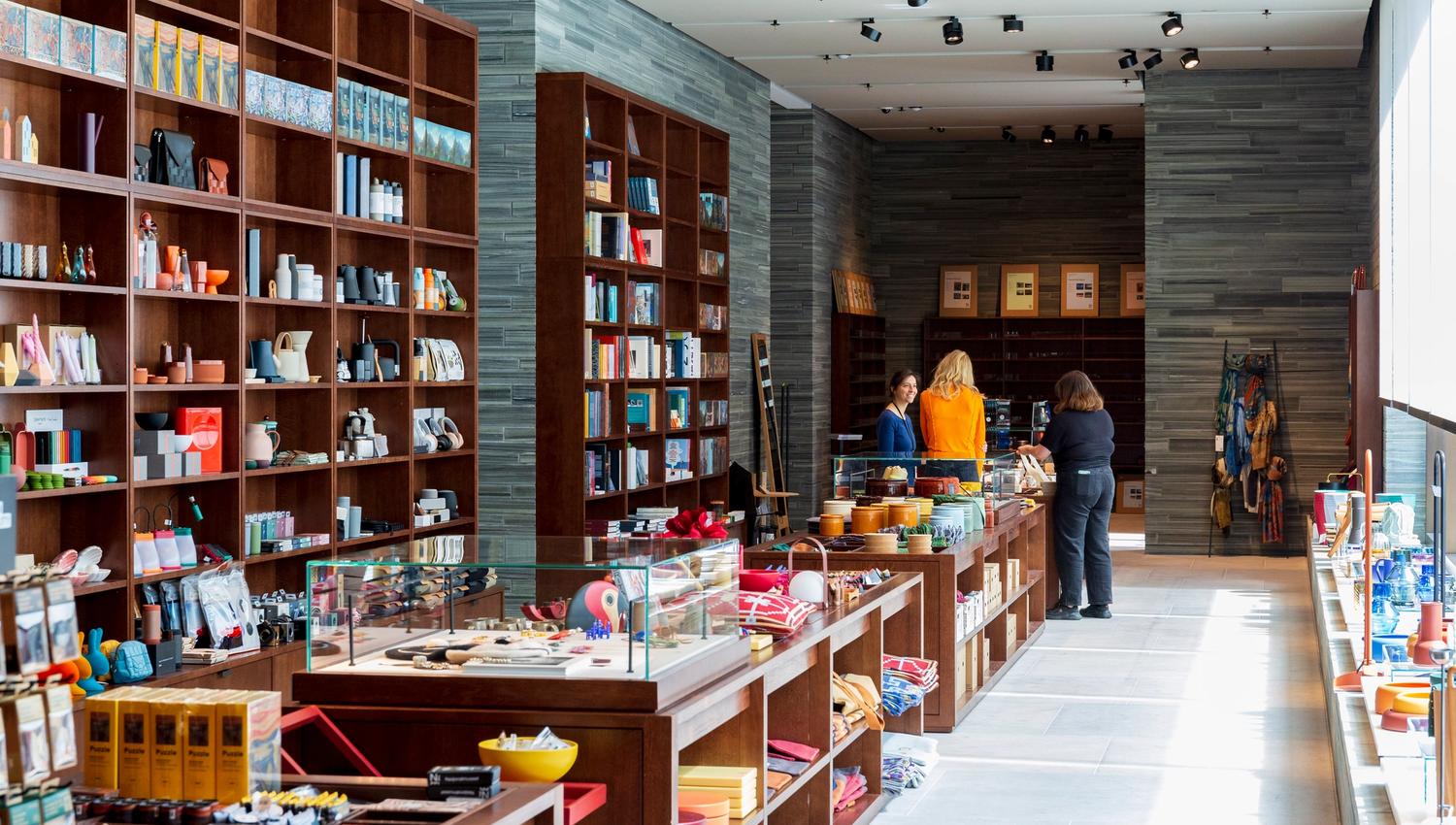 The museum shop.