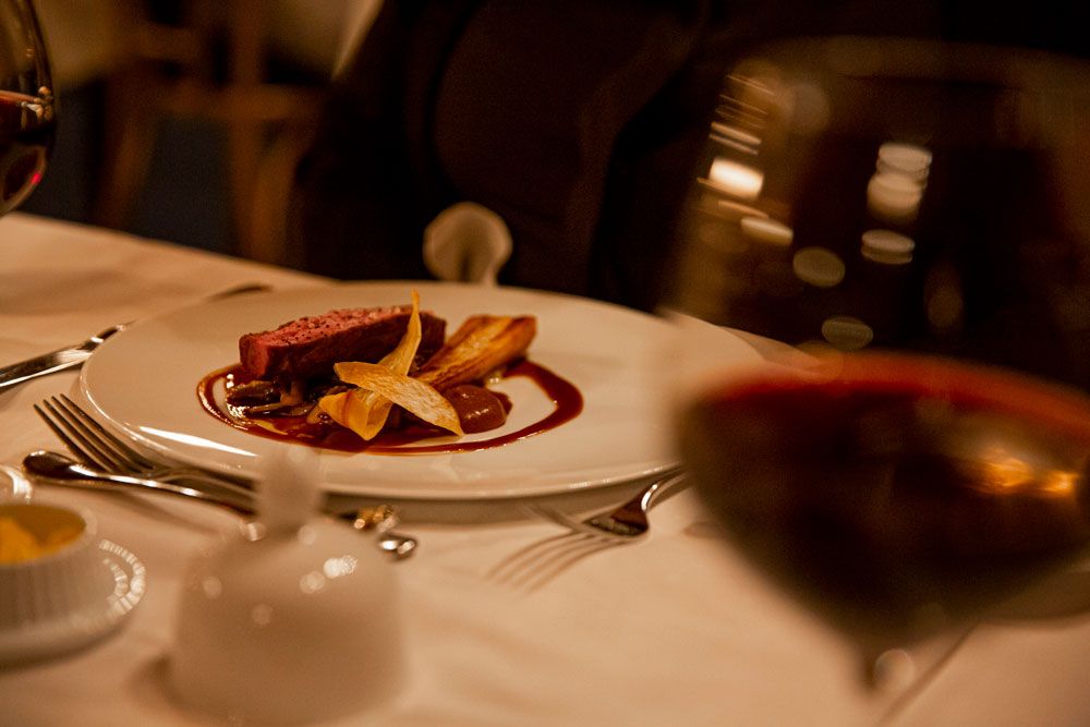 meat dish served at Dalen Hotel