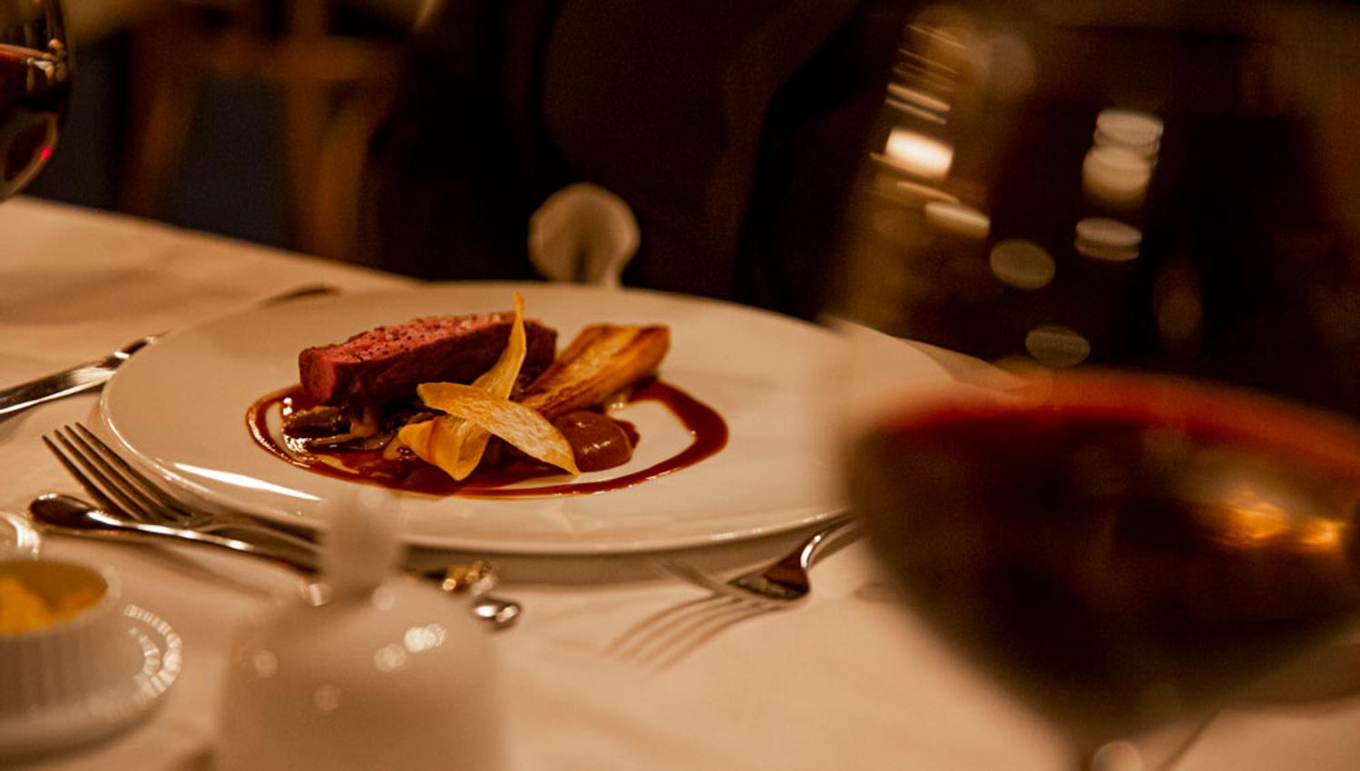 meat dish served at Dalen Hotel