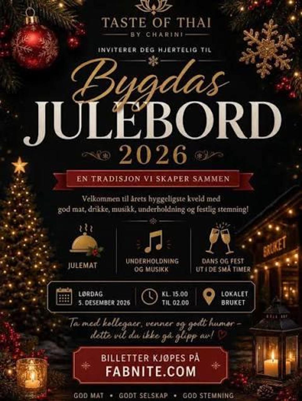 Bygdas Julebord 2026, Ørje Brug