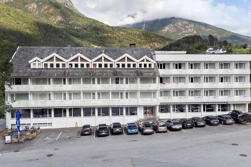 Private parking for hotel guests with stunning views.