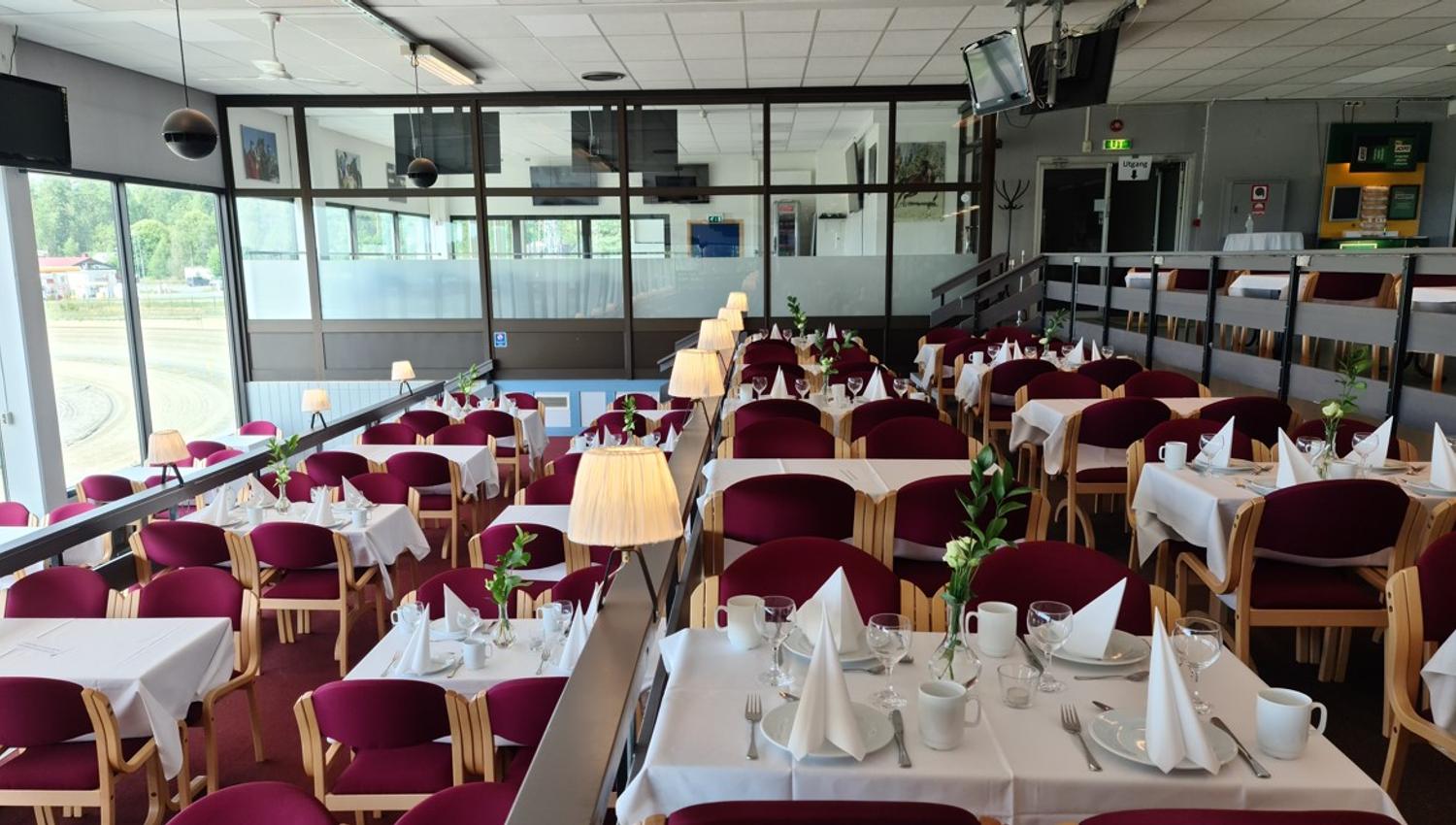 Utsikt utover restauranten