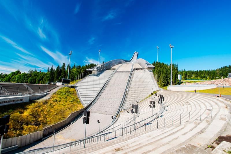Holmenkollen ski jump.