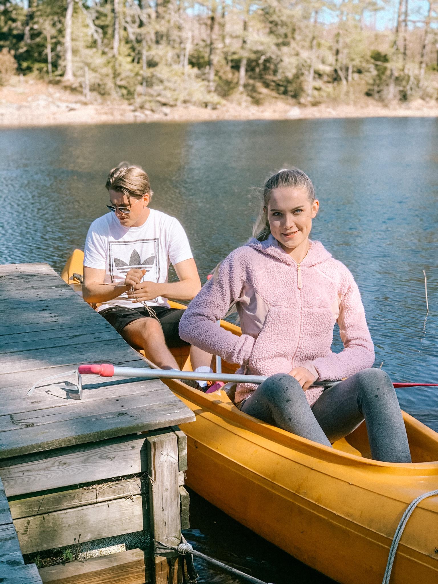 Canoe rental at Børtevann