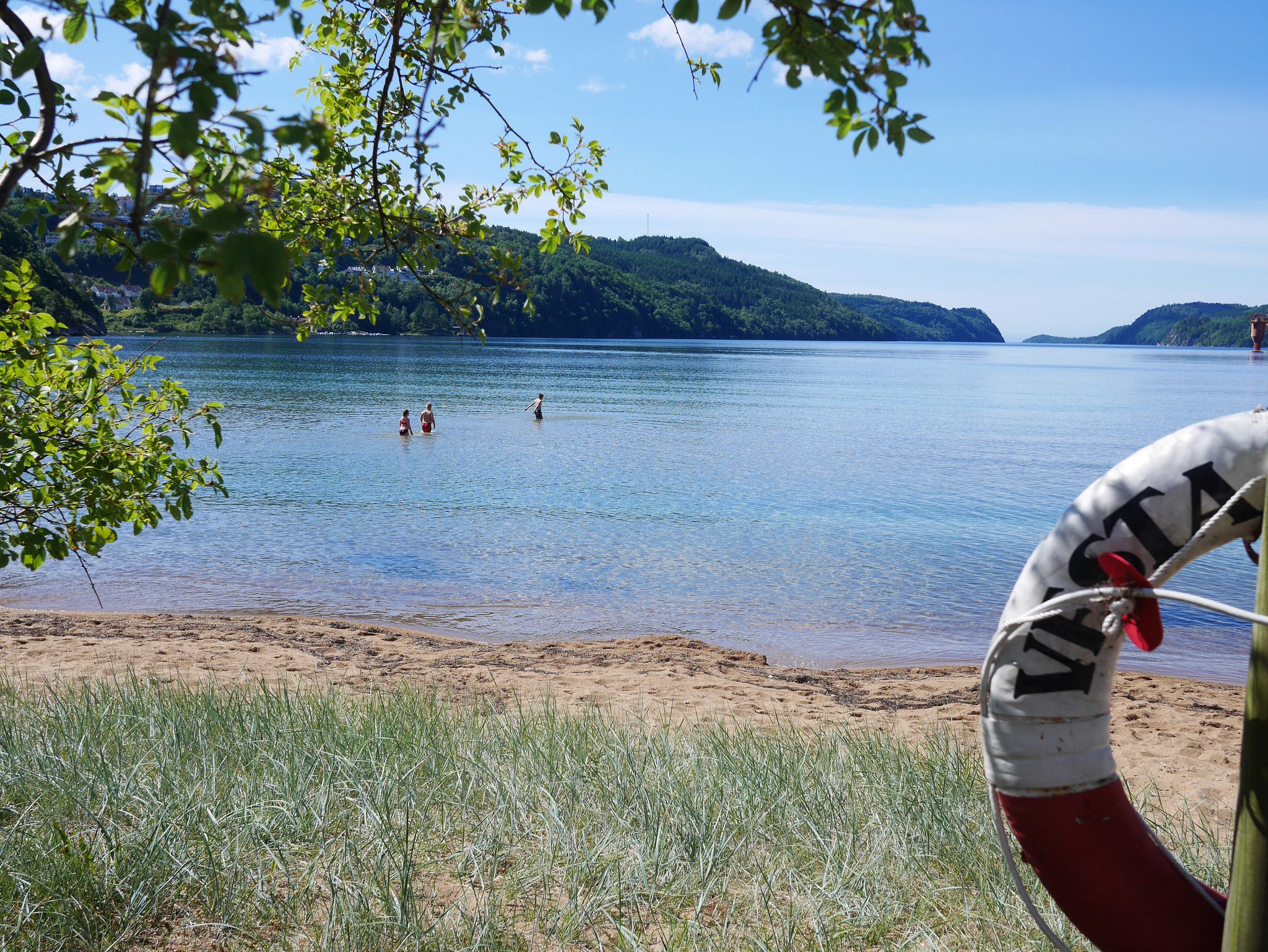 Rosfjorden strand i Lyngdal