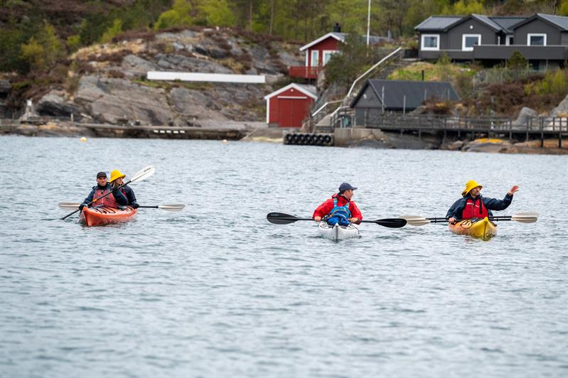 Guided kayak trip