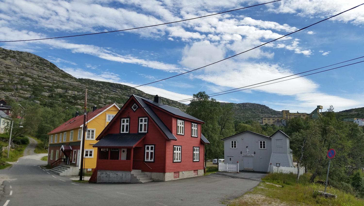 Sentrumskvartalet med butikk