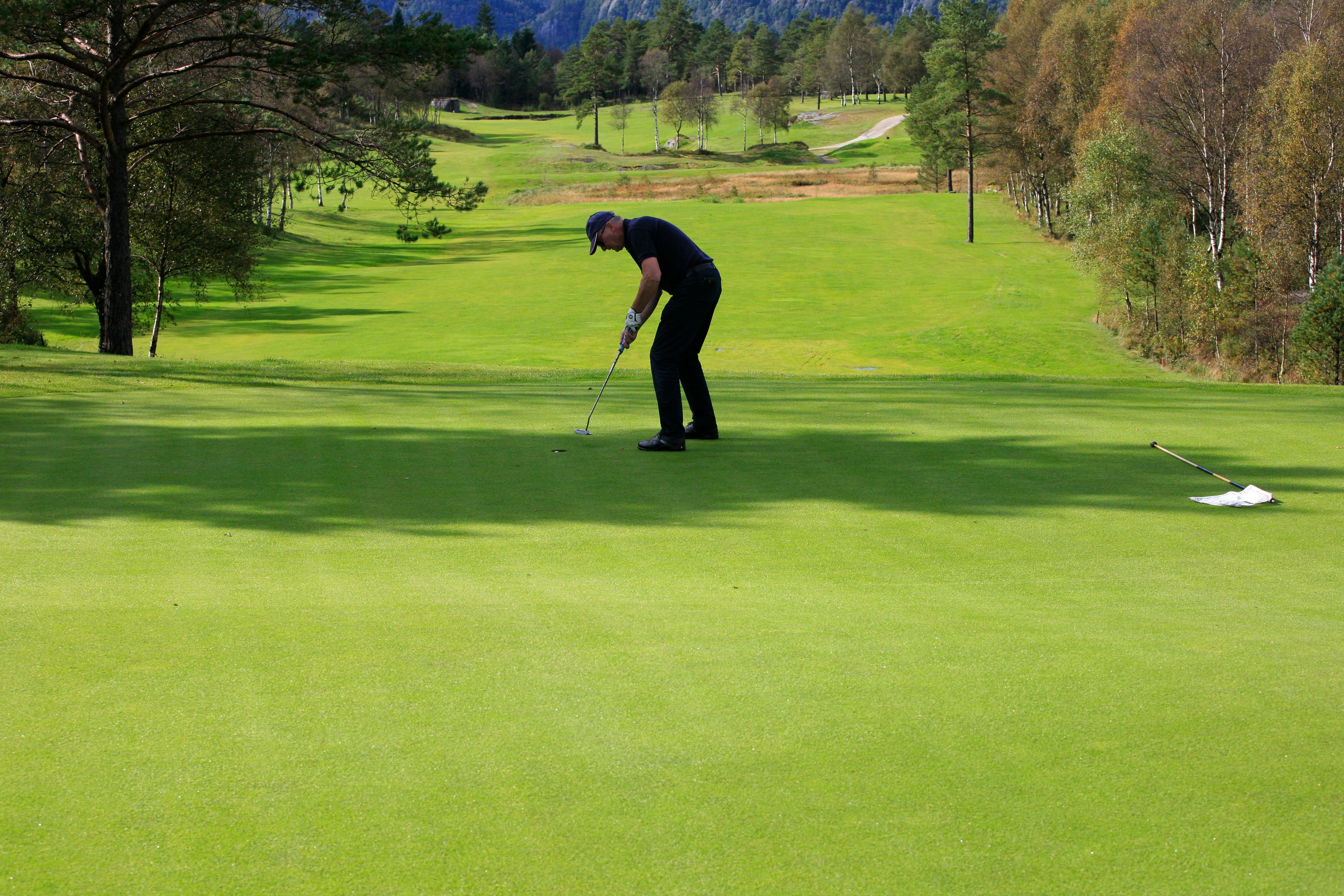 Utsikten Golfpark - Green 4 mot fairway