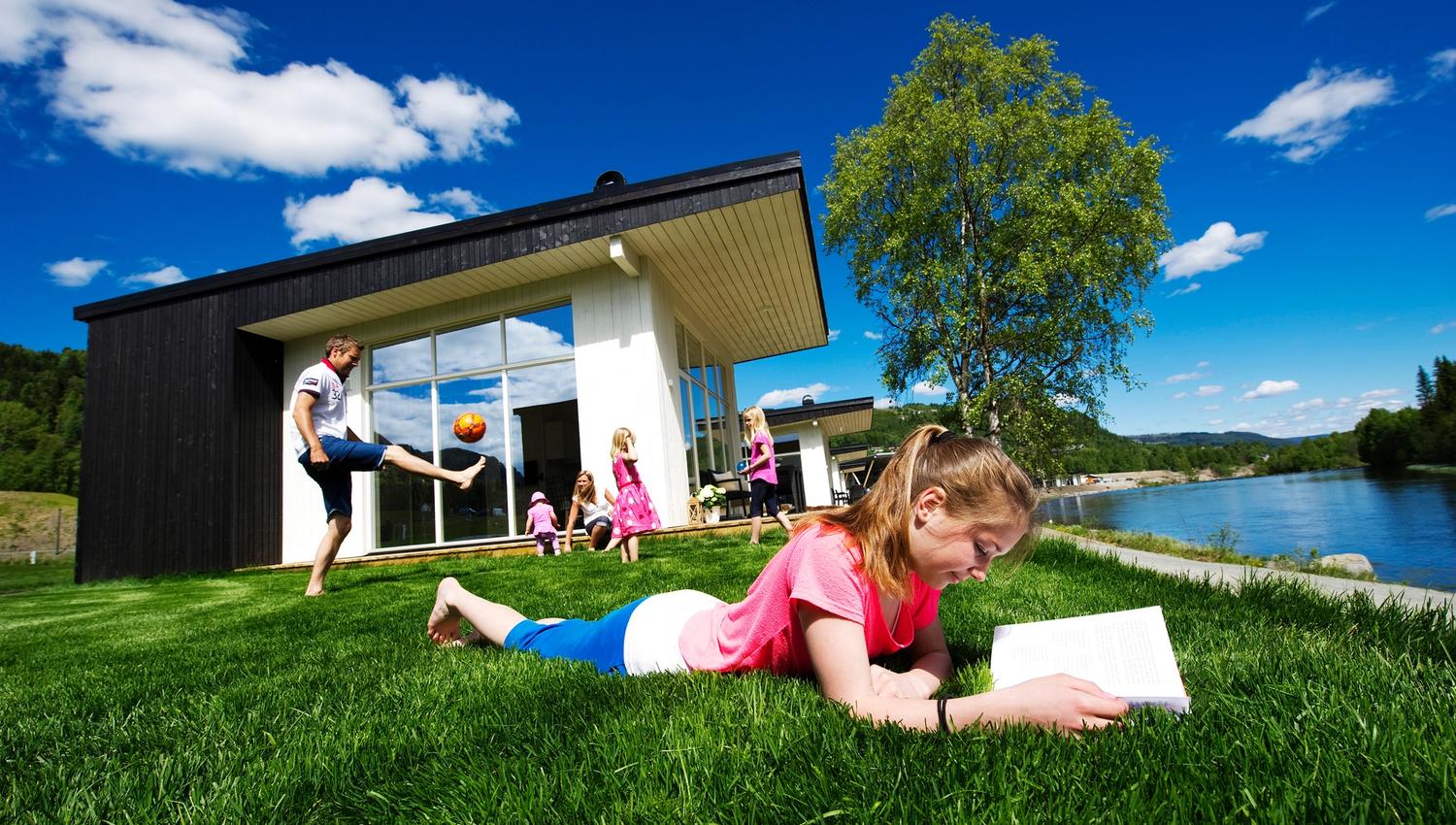 Designhytte langs elven, HTopcamp Hallingdal, Ål i Hallingdal.