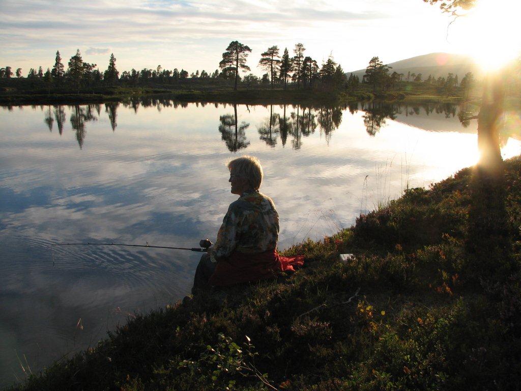 Fishing in the Andorsjøen