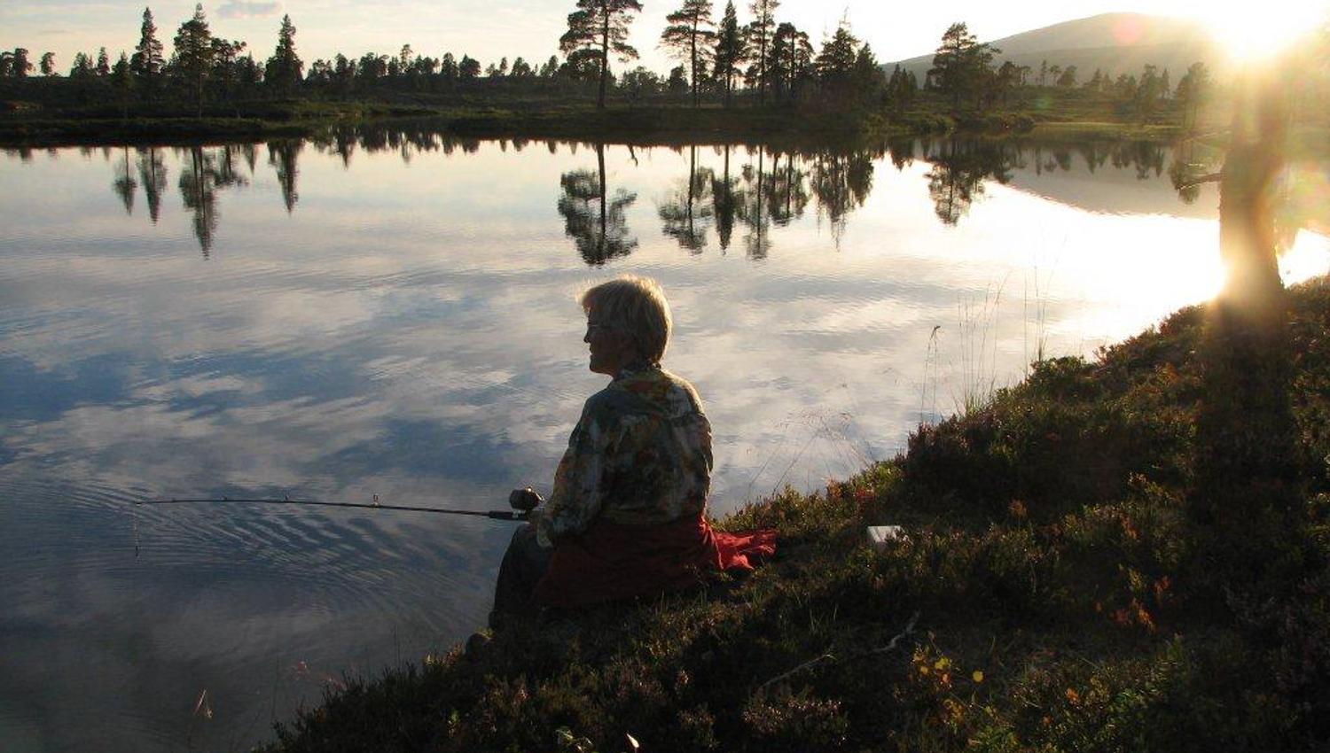 Fishing in the Andorsjøen