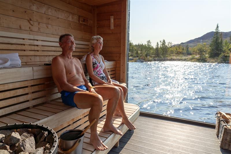 Floating sauna