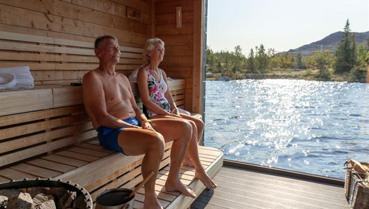 Floating sauna