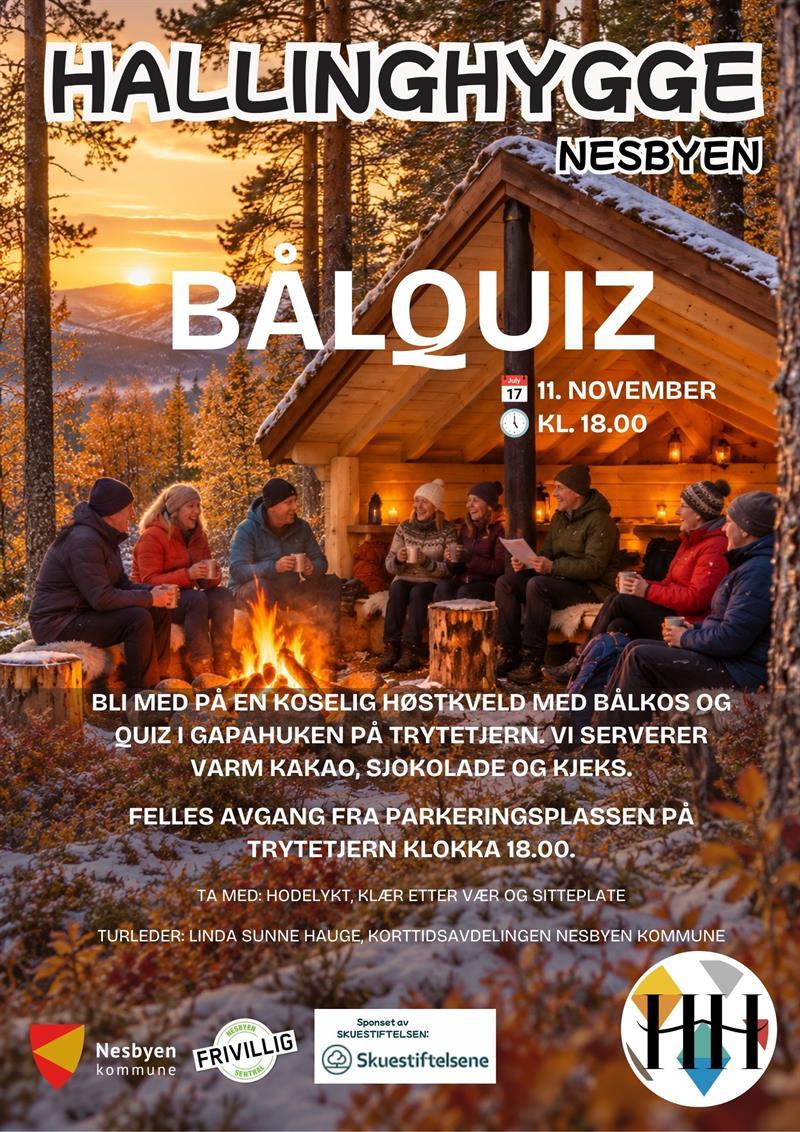 Hallinghygge - bålquiz Trytetjern