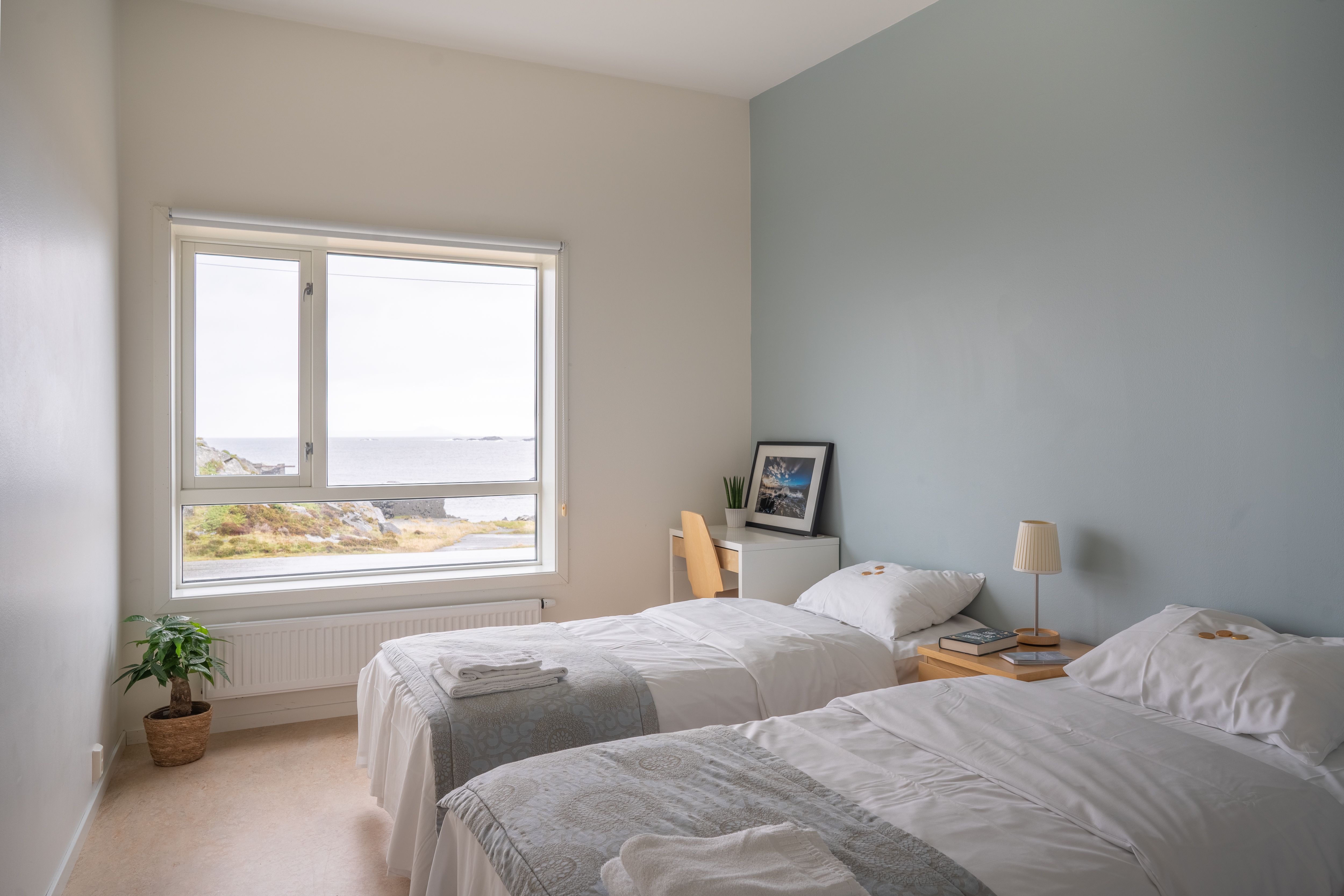 Våkn opp til suset fra havet og måkeskrik