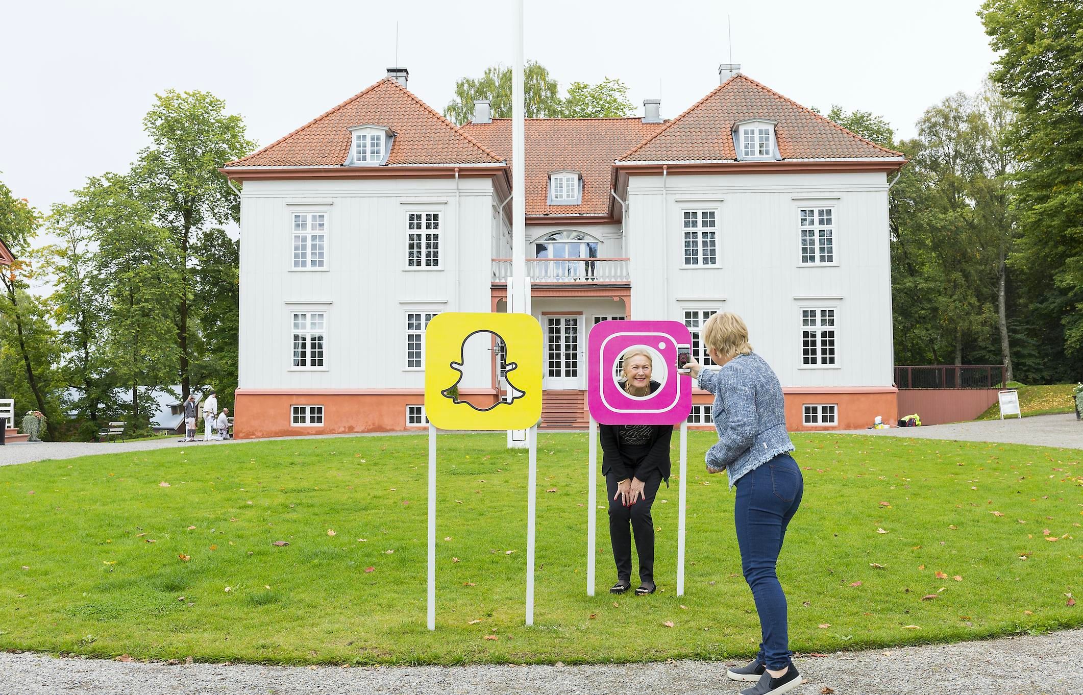 Eidsvoll 1814 instagram / snap icons