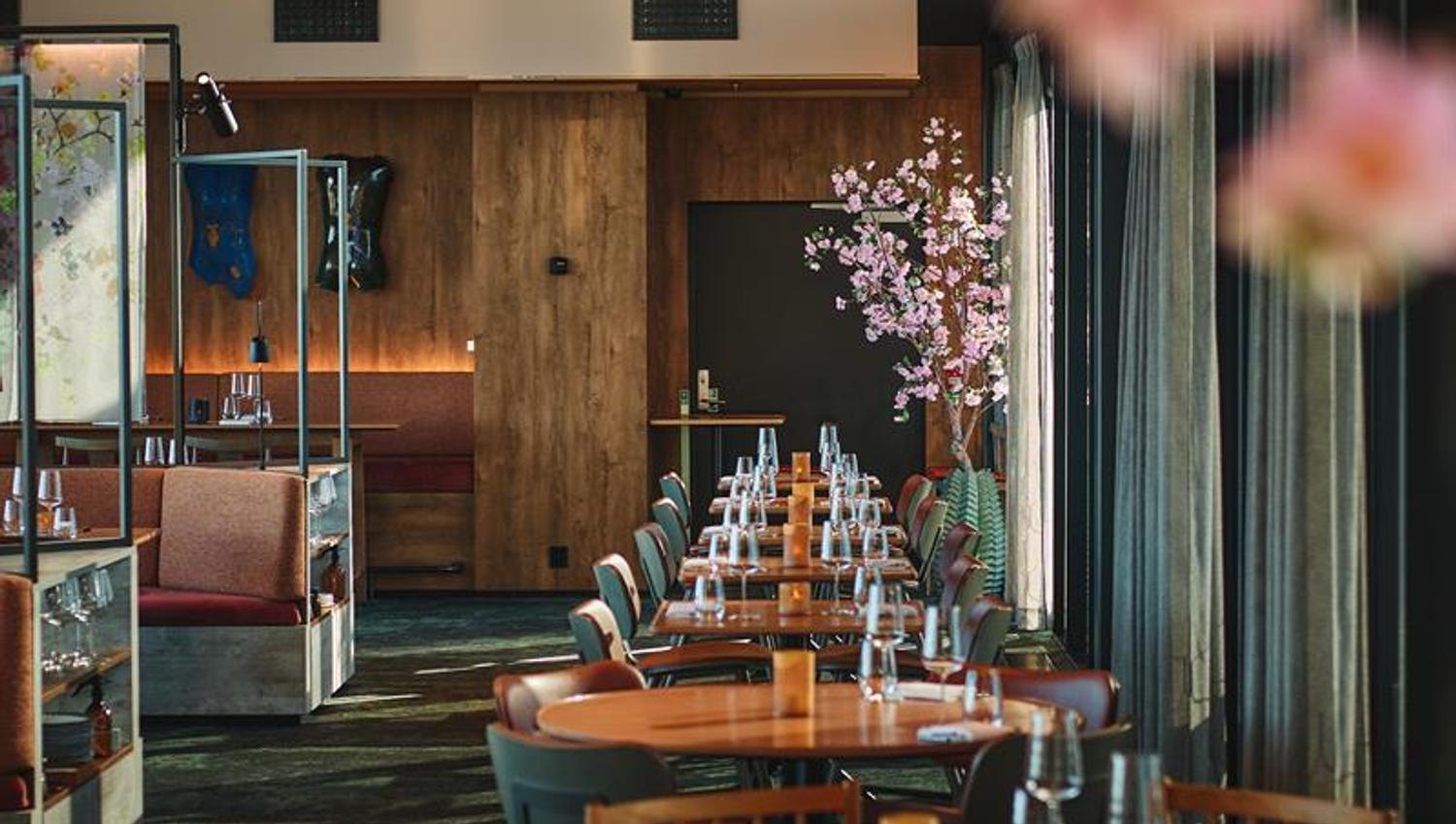 Table and chairs in Mori restaurant