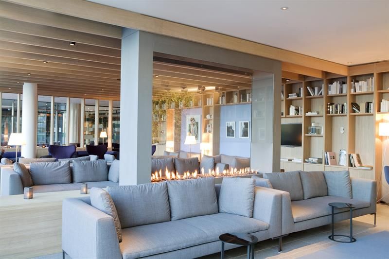 Sofas in lobby