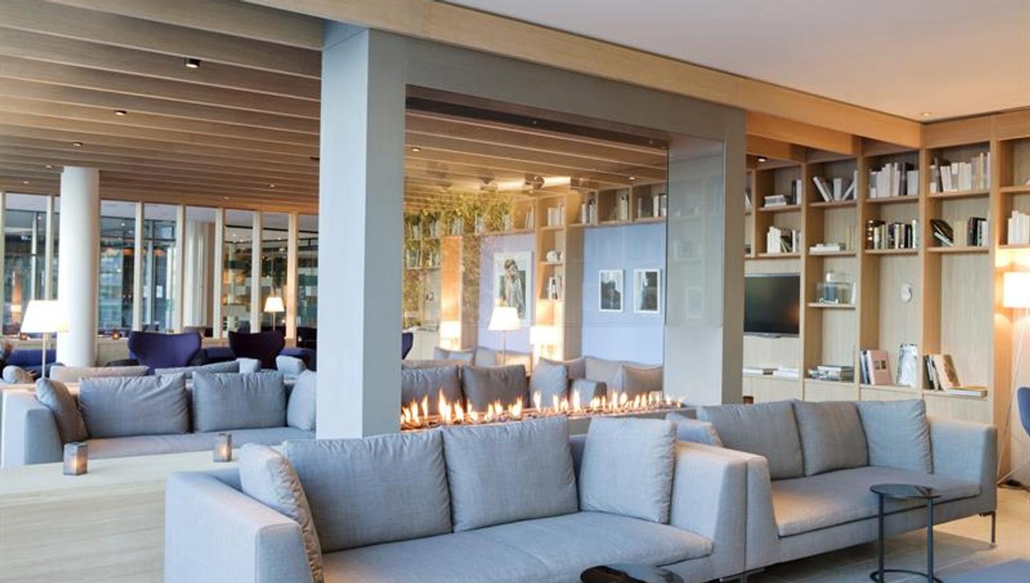 Sofas in lobby