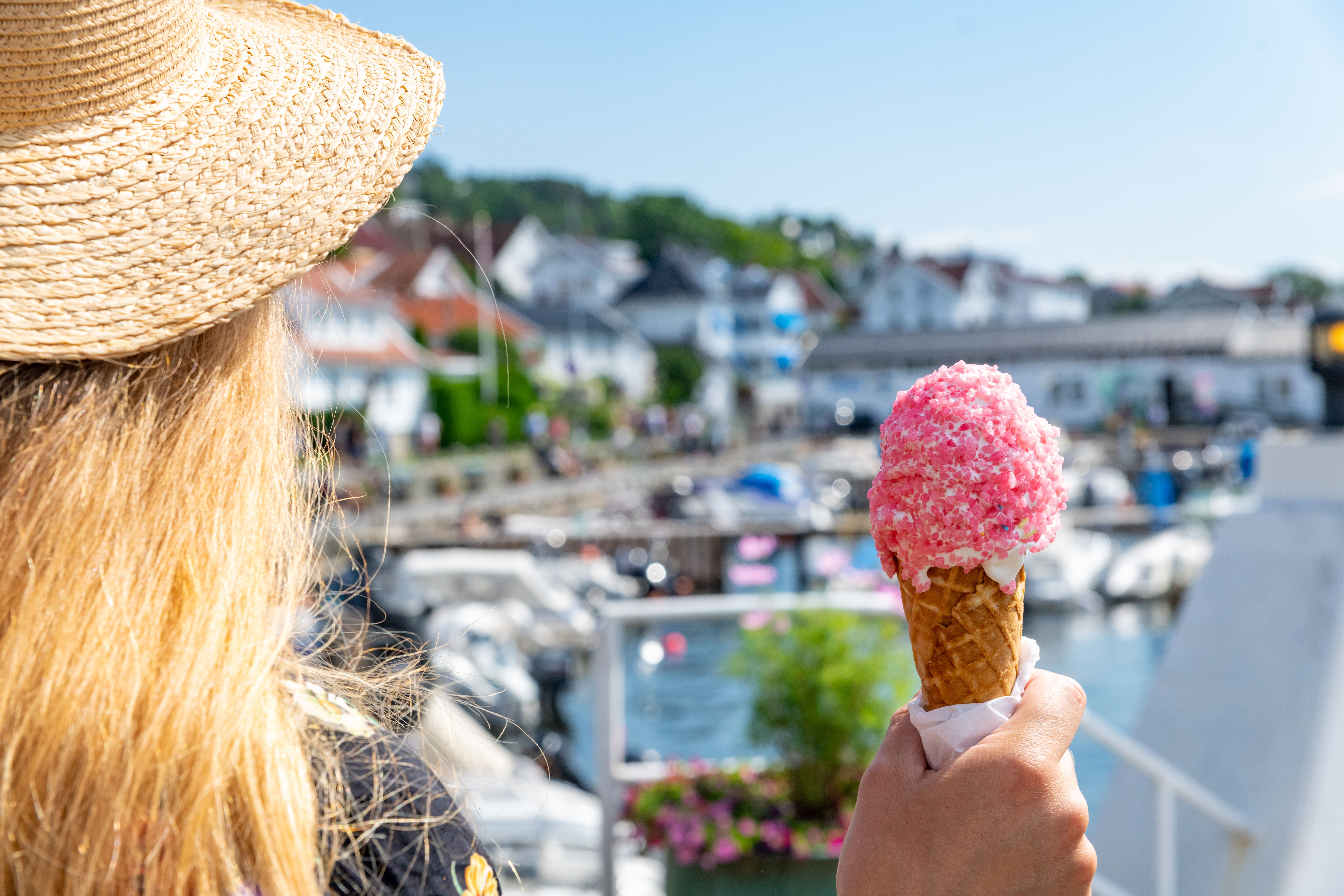 Is i Drøbak båthavn