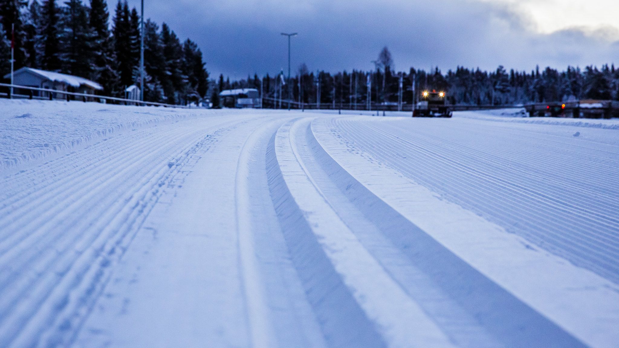 Always freshly prepared ski trails at the Birkebeineren Ski Stadium