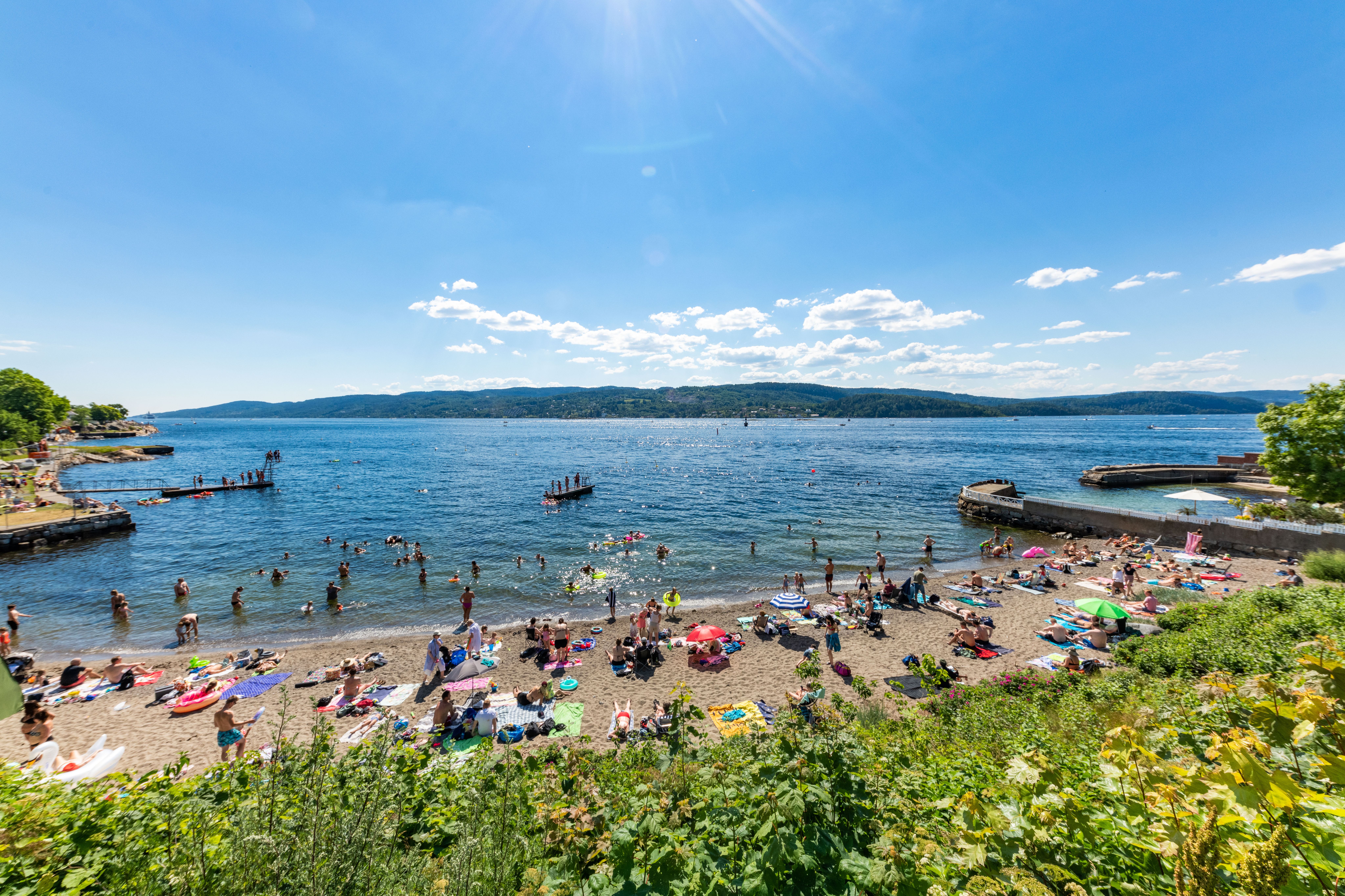 Parrstranda beach in Badeparken Drøbakfoto visitdrobakoscarsborg.no14