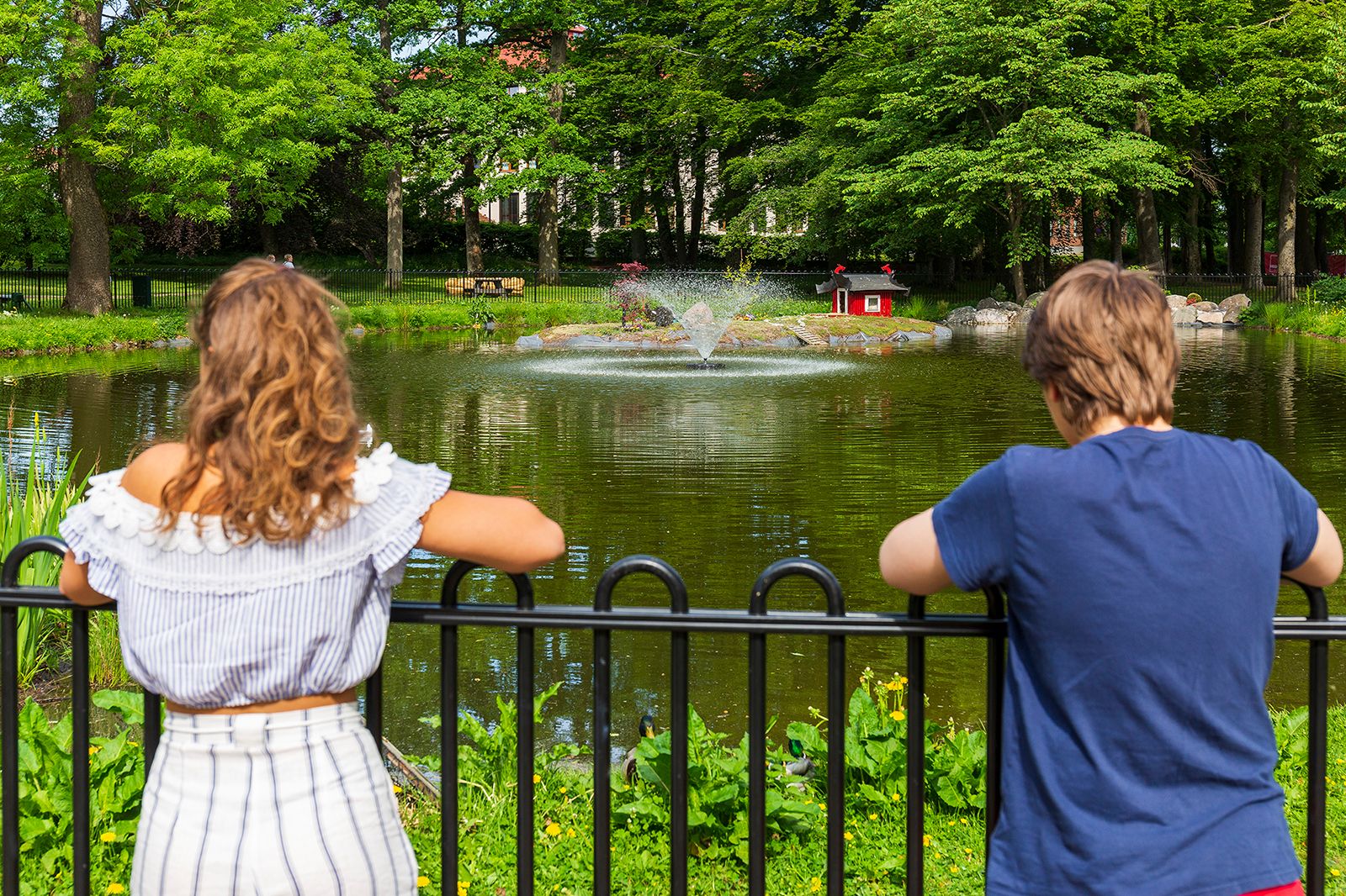 Lystlunden park i Horten