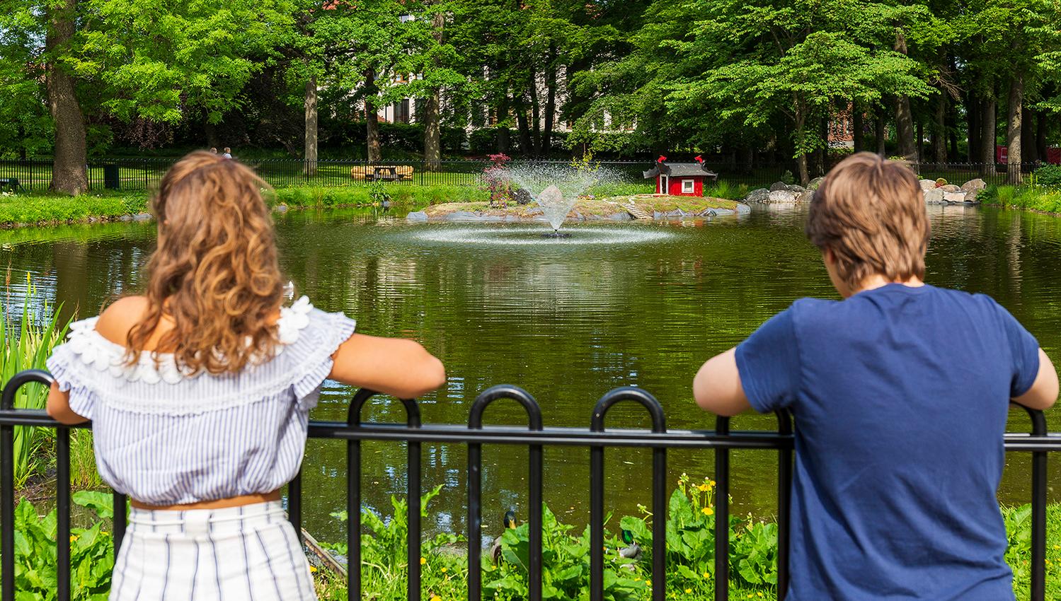 Lystlunden park i Horten