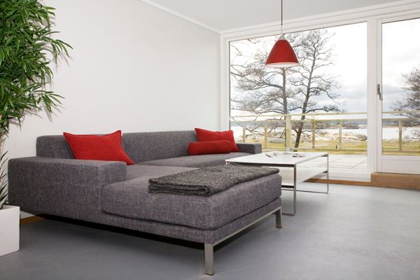 Sofa and table