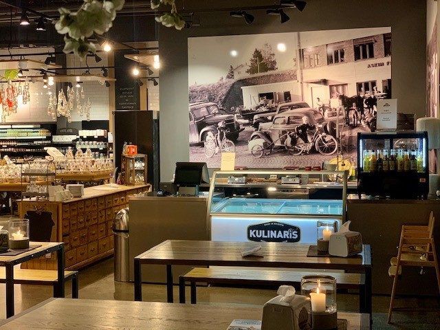 checkout of the cafe 
