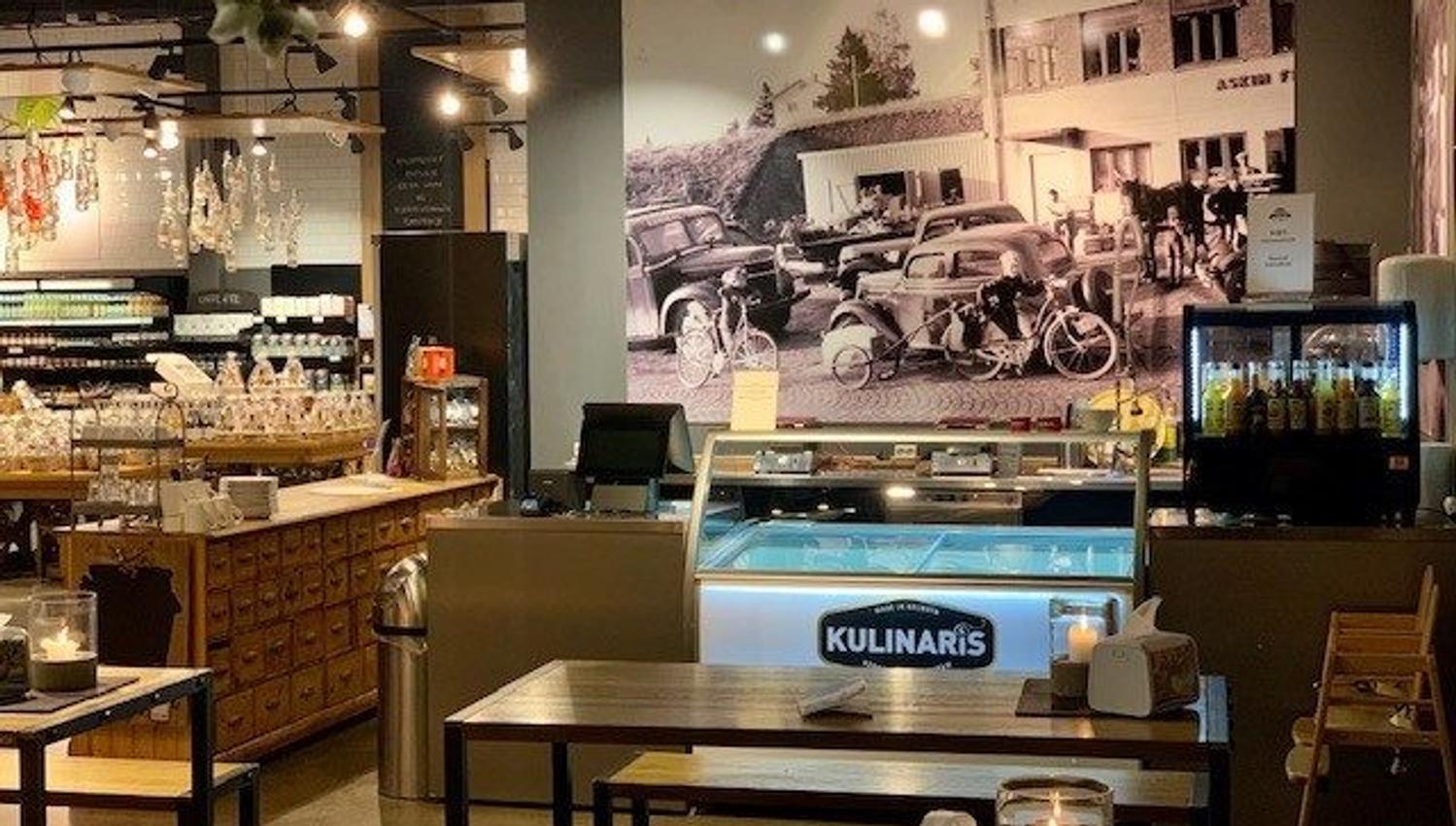 checkout of the cafe